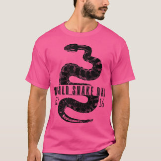 CAMISETA DÍA MUNDIAL DE SNAKE DIVERTIDO 16 DE JULIO 2