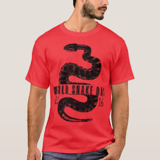 CAMISETA DÍA MUNDIAL DE SNAKE DIVERTIDO 16 DE JULIO 2