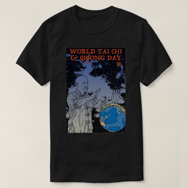 Camiseta Día Mundial de tai chi qi gong (Diseño del anverso)