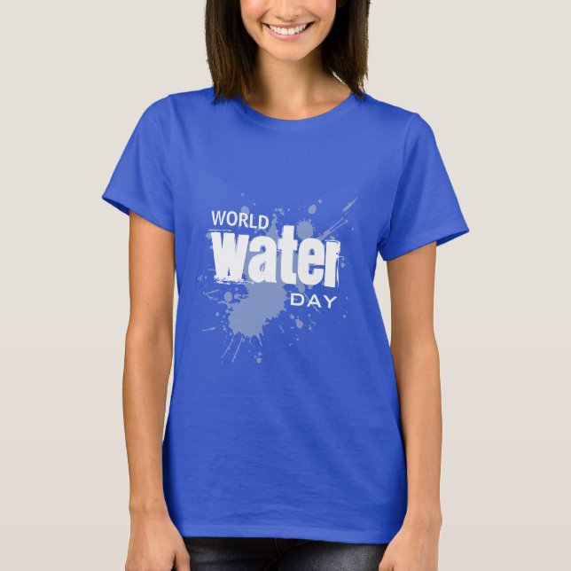 Camiseta Día Mundial del Agua (Anverso)