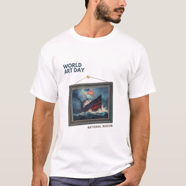 Camiseta Día Mundial del Arte (Anverso)