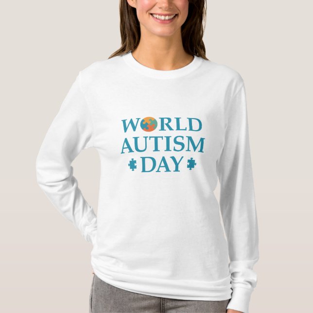 Camiseta Día Mundial del Autismo (Anverso)