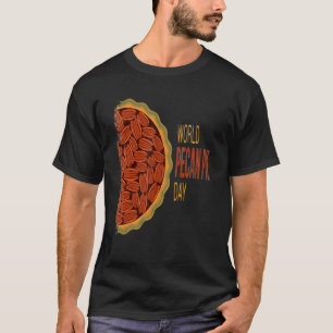 Camiseta Día Mundial del Cerdo Pecan Pie Pecan Dulce