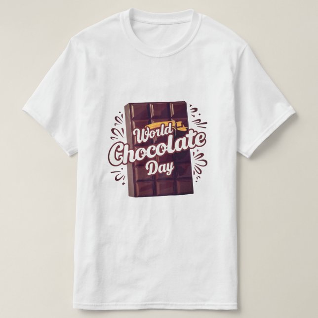 Camiseta Día Mundial del Chocolate (Diseño del anverso)
