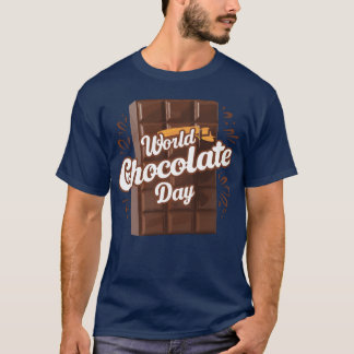 Camiseta día mundial del chocolate amigos