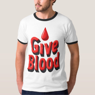 Camiseta Día Mundial del Donante de Sangre - Dar texto de s