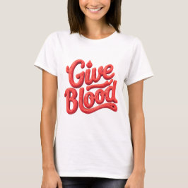 Camiseta Día Mundial del Donante de Sangre - Glossy Blood D