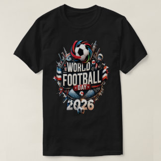 Camiseta día mundial del fútbol 2026