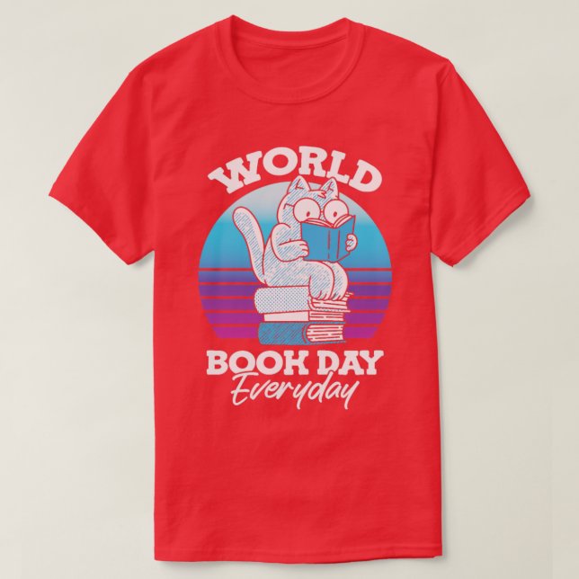 Camiseta Día Mundial del Libro Diario Todos Los Días Chubby (Diseño del anverso)
