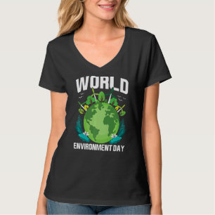 Camiseta Día Mundial del Medio Ambiente Equipo terrestre Ti