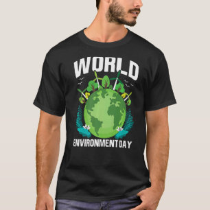 Camiseta Día Mundial del Medio Ambiente Equipo terrestre Ti