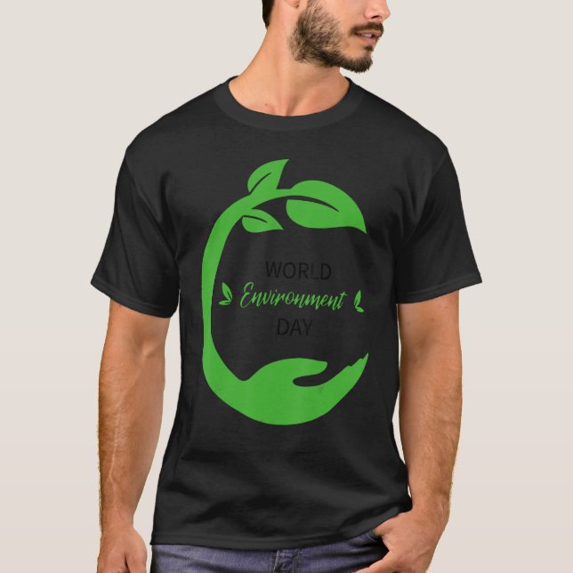 Camiseta Día Mundial Del Medio Ambiente Para Hombres Mujere (Anverso)