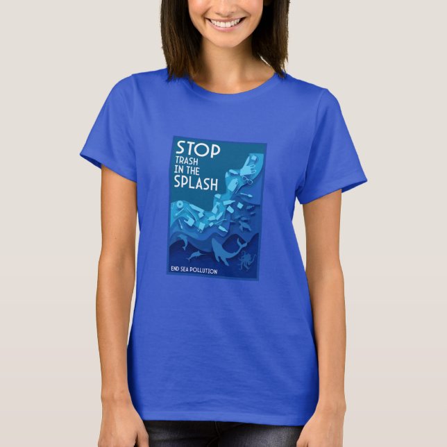 Camiseta Día Mundial del Océano (Anverso)