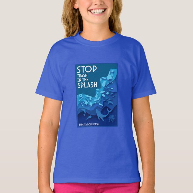 Camiseta Día Mundial del Océano (Anverso)