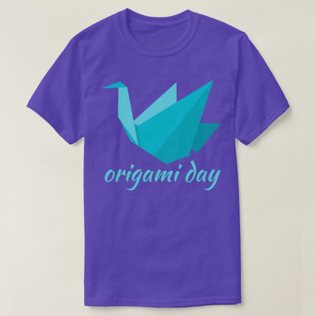 Camiseta Día Mundial del Origami Noviembre (Diseño del anverso)