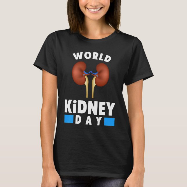 Camiseta Día Mundial del Riñón (Anverso)