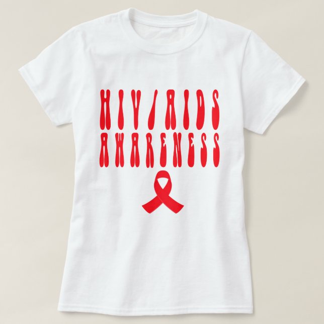 Camiseta Día Mundial del Sida, Conciencia de diciembre, Gue (Diseño del anverso)