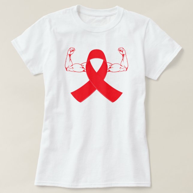 Camiseta Día Mundial del Sida, Conciencia de diciembre, Gue (Diseño del anverso)