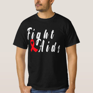 Camiseta Día Mundial del Sida, diciembre  Conciencia, Guerr