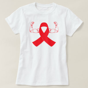 Camiseta Día Mundial del Sida, Diciembre Conciencia, Guerr