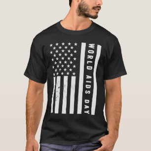 Camiseta Día Mundial del Sida Esperanza Concienciación sobr
