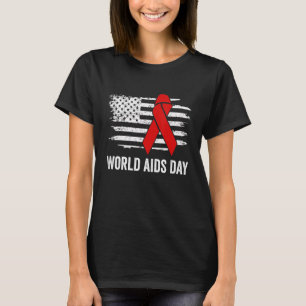 Camiseta Día Mundial del Sida Esperanza Concienciación sobr
