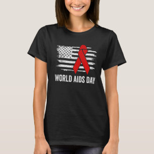 Camiseta Día Mundial del Sida Esperanza Concienciación sobr