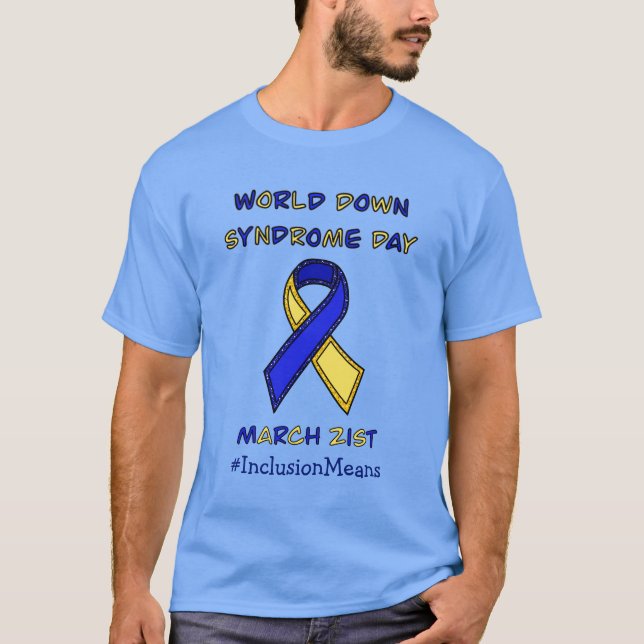 Camiseta Día Mundial del Síndrome de Down - 21 de marzo (Anverso)