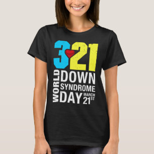 Camiseta Día Mundial del Síndrome de Down 21 de Marzo Para 