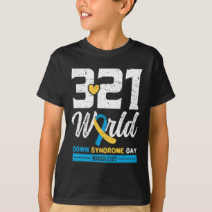 Camiseta Día Mundial del Síndrome de Down 21 de Marzo - Sín