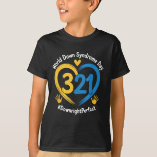 Camiseta Día Mundial del Síndrome de Down 321 Conciencia Ap