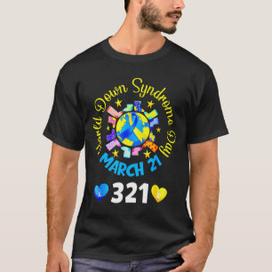 Camiseta Día Mundial del Síndrome de Down 321 Conciencia Ap