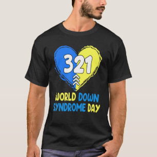 Camiseta Día Mundial del Síndrome de Down 3 21 Corazón amar