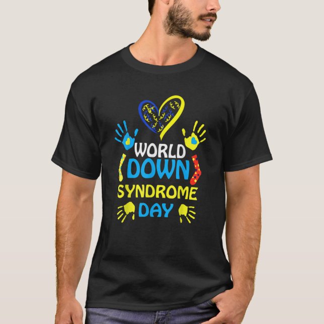 Camiseta Día Mundial del Síndrome de Down Apoyo y sensibili (Anverso)