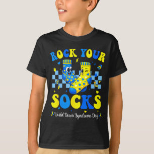 Camiseta Día mundial del síndrome de down calcetines de roc