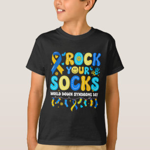 Camiseta Día mundial del síndrome de down calcetines de roc