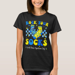 Camiseta Día mundial del síndrome de down calcetines de roc