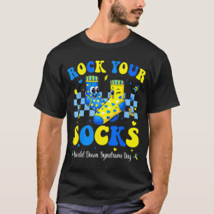 Camiseta Día mundial del síndrome de down calcetines de roc