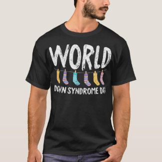 Camiseta Día Mundial del Síndrome de Down Conciencia a mamá