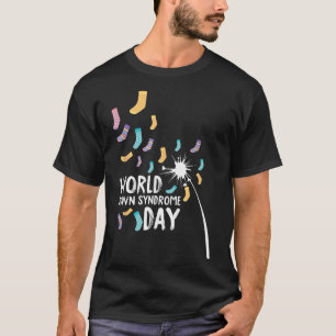 Camiseta Día Mundial del Síndrome de Down Conciencia a mamá