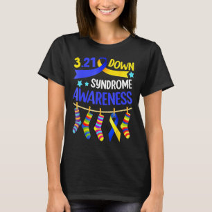 Camiseta Día Mundial del Síndrome de Down Conciencia Socks 