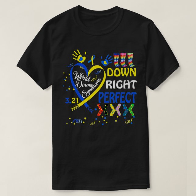 Camiseta Día Mundial del Síndrome de Down Conciencia Sócrat (Diseño del anverso)