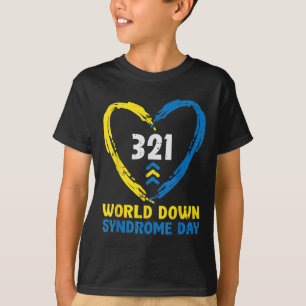 Camiseta Día Mundial del Síndrome de Down Flores 321 Mujere
