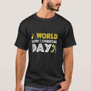 Camiseta Día Mundial del Síndrome de Down Hombres Mujeres C