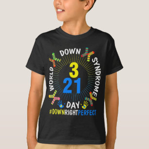Camiseta Día Mundial del Síndrome de Down La conciencia se