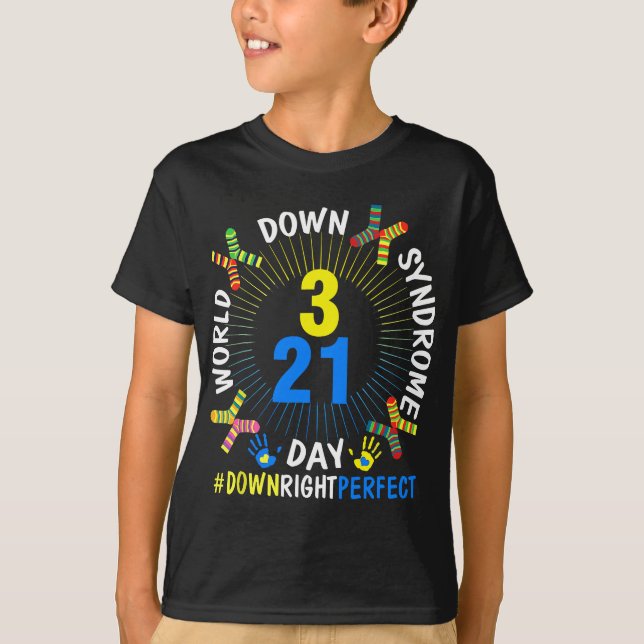 Camiseta Día Mundial del Síndrome de Down La conciencia se  (Anverso)