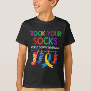 Camiseta Día Mundial del Síndrome de Down Niños Niñas Rocke