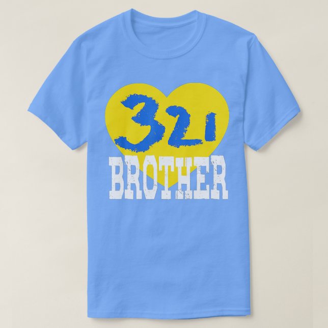Camiseta Día Mundial del Síndrome de Down Prisión 21 BROHER (Diseño del anverso)
