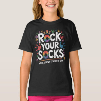 Camiseta Día Mundial del Síndrome de Down, Rockea tus calce