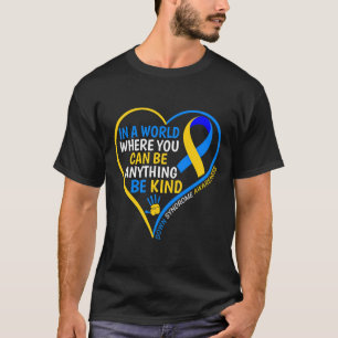 Camiseta Día Mundial del Síndrome de Down Sé Amable Concien